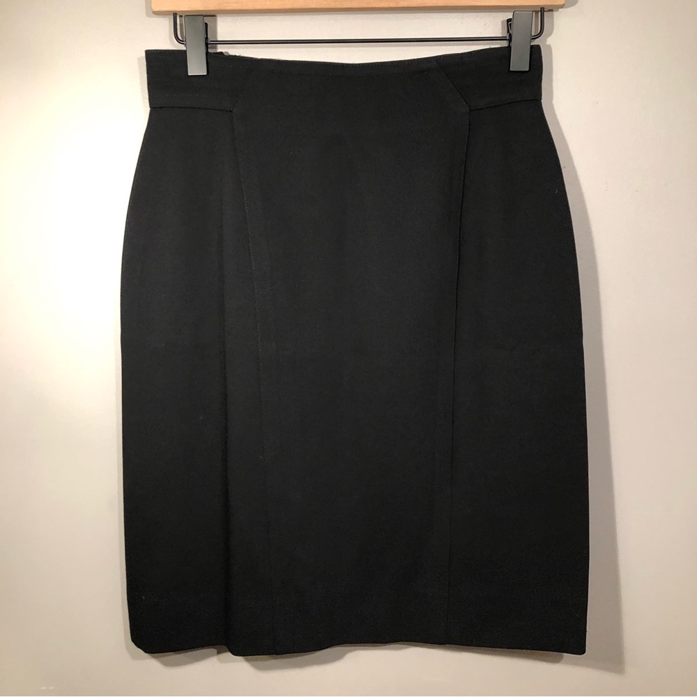 Escada New Wool skirt Size S (Euro 36) Pencil straight Germany black